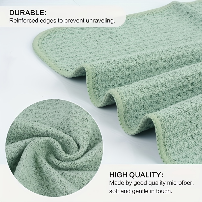 Microfiber Kitchen Towels, Soft, Absorbable, Quick-drying, Durable