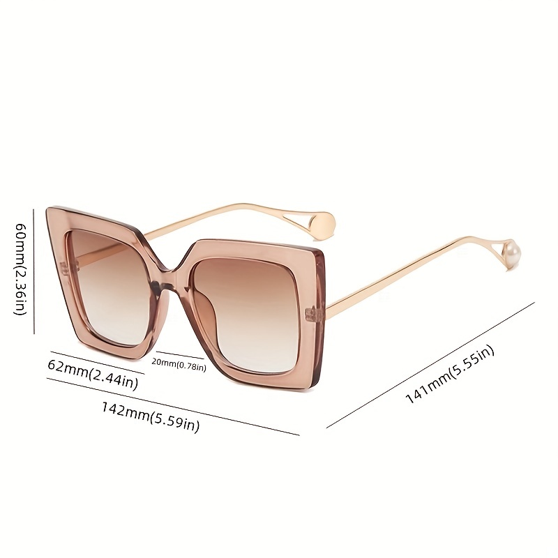 Óculos da moda com lentes transparentes para mulher e homem - Temu