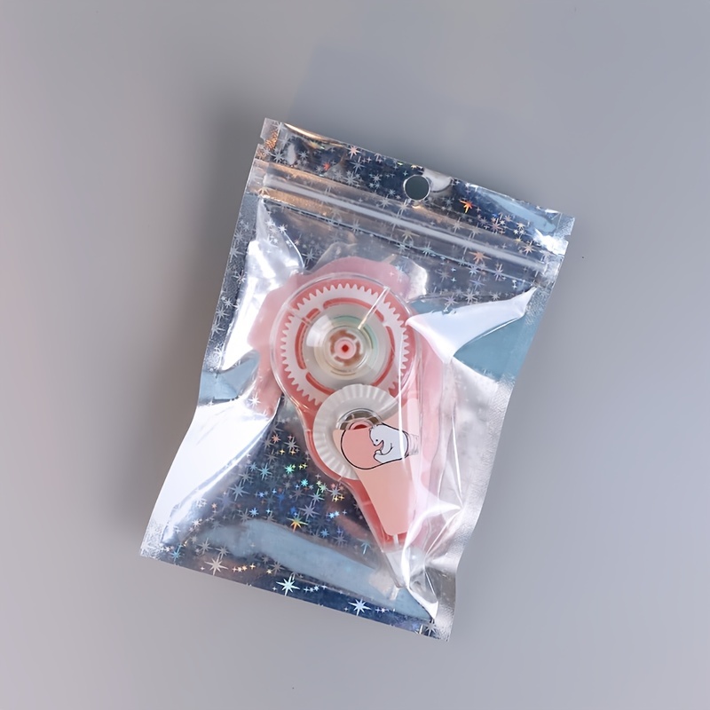 Gradient Small Bags Color Laser Ziplock Bags For Jewelry - Temu