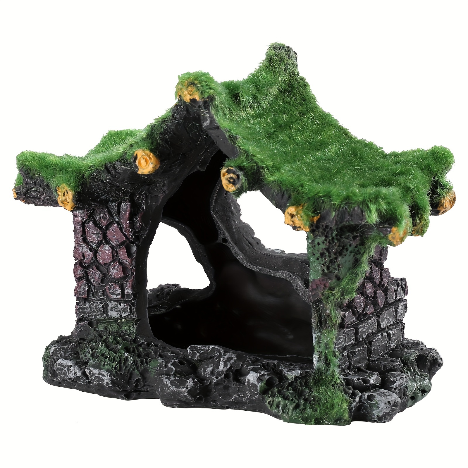 Aquarium Mushroom House Decorations Ceramic Betta Fish Caves Betta