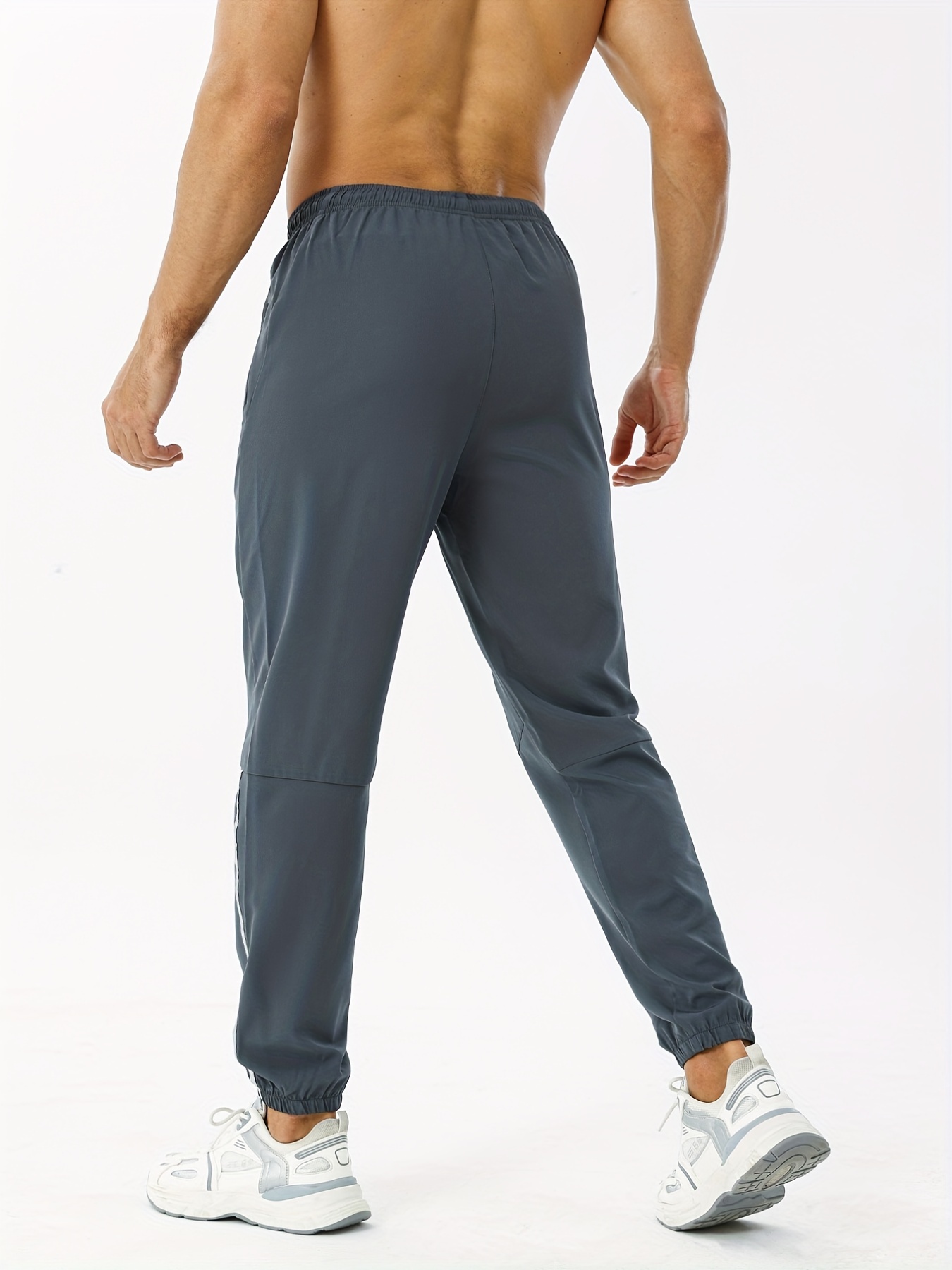 Men's Zipper Pocket Joggers for Summer Activities