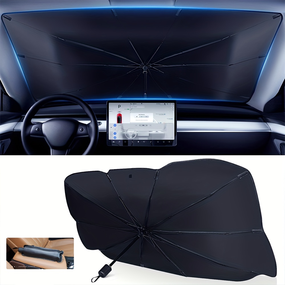 Auto Windschutzscheibe Sonnenschutz Regenschirm Faltbarer - Temu