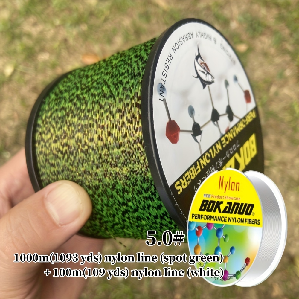 Fluorocarbon Spotted Fishing Line /547yds Monofilament Nylon