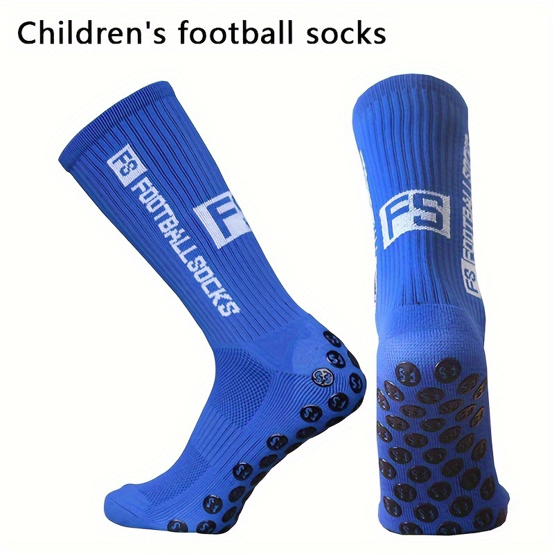 Calcetines De Fútbol Para Niños Con Agarre Calcetines - Temu