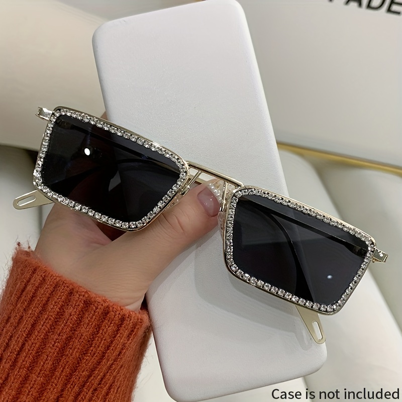 Sparkling Crystal Glasses Transition Sunglasses