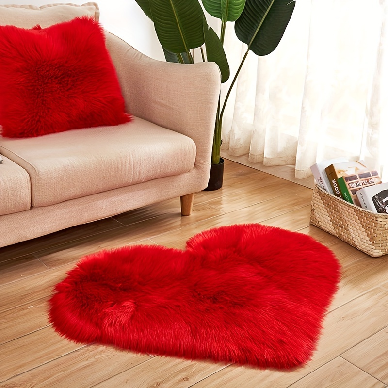 Heart Shaped Area Rug for a Cozy Home