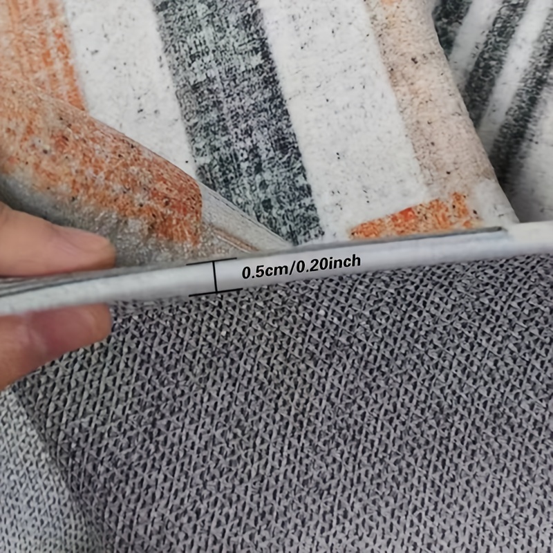 Modern Abstract Hallway Runner Rug Grey Striped Laundry - Temu