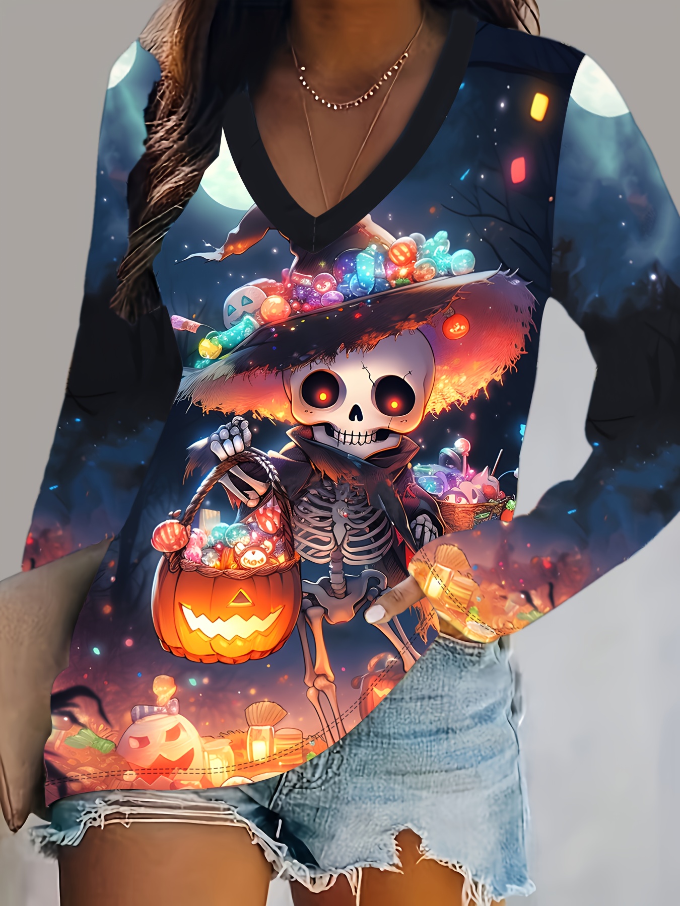 Halloween Skeleton Hand Butterfly Graphic Tank Top Printed - Temu