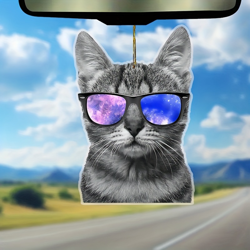 Auto Rückspiegel Anhänger Parfüm niedlichen Zweig Katze Anhänger