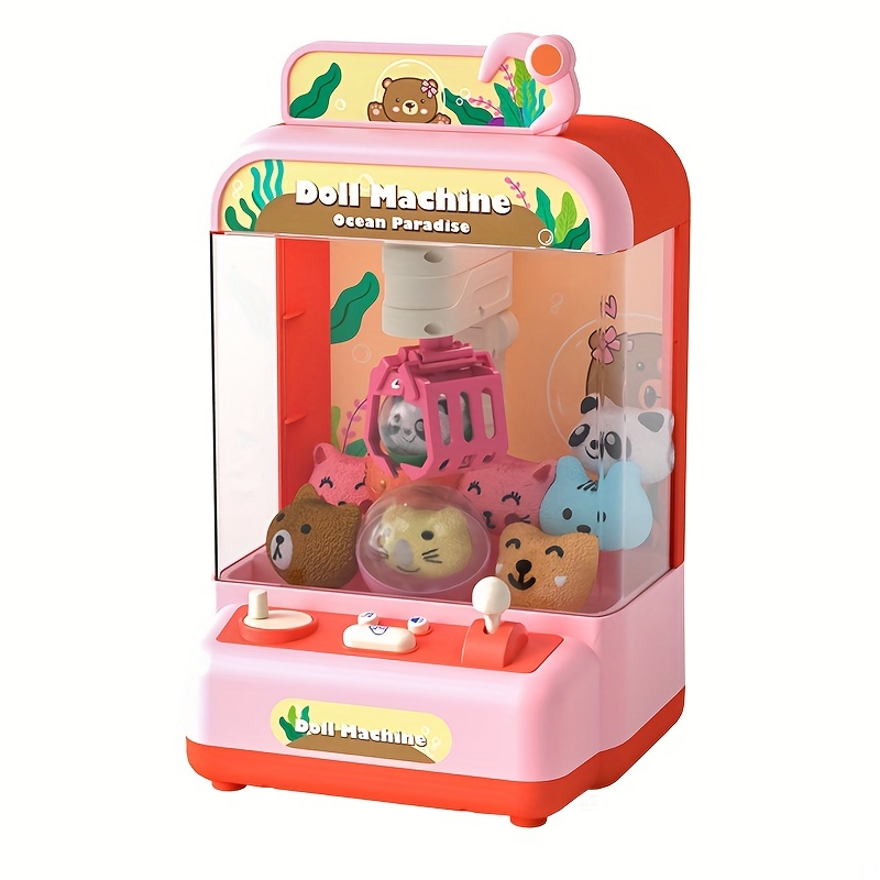  Large Claw Machine for Kids, Pink Mini Arcade Claw