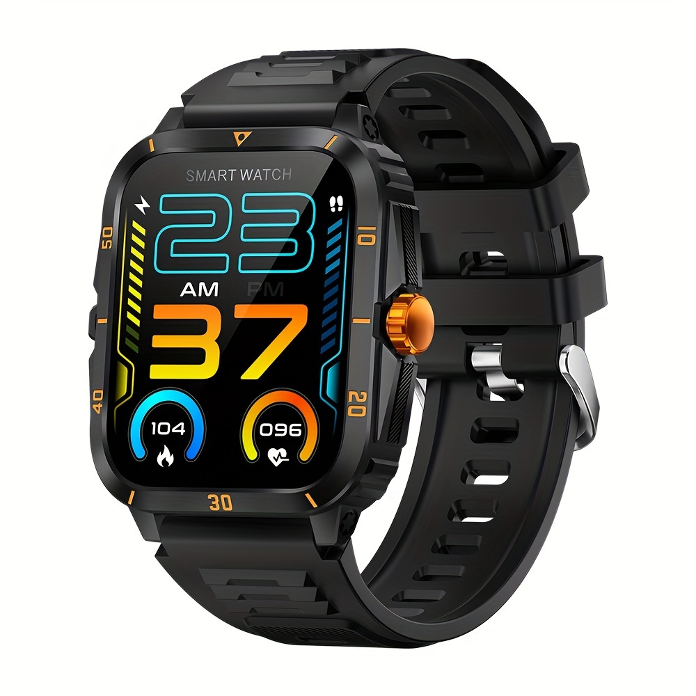 New Smart Watch Men Fitness Watches 3 Atm Waterproof Bt Call Temu