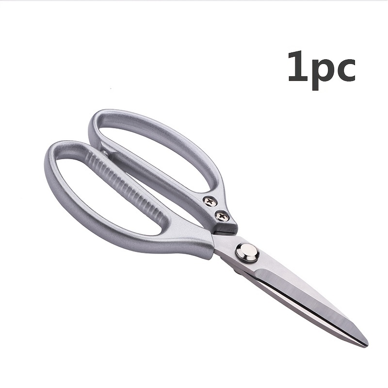 Professional Stainless Steel Kitchen Scissors With Aluminum - Temu