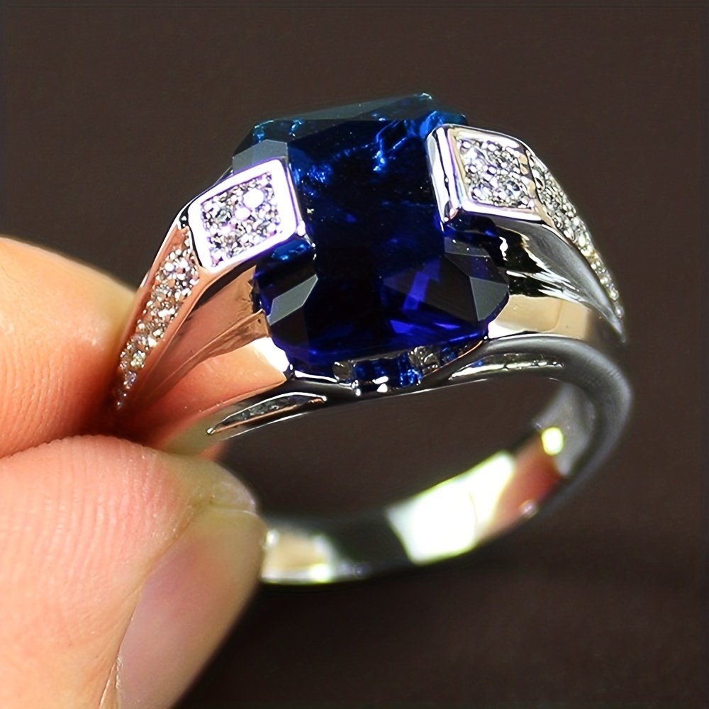 Fashionable Chic Gothic Halo Ring Wedding Engagement Jewelry Party Accessory Anniversary Gift