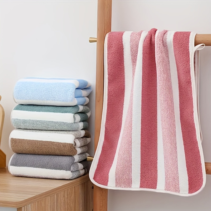Serviettes de bain de main de coton de cuisine de luxe épaississent le  séchage rapide de serviette doux pour la peau Rose Hellery