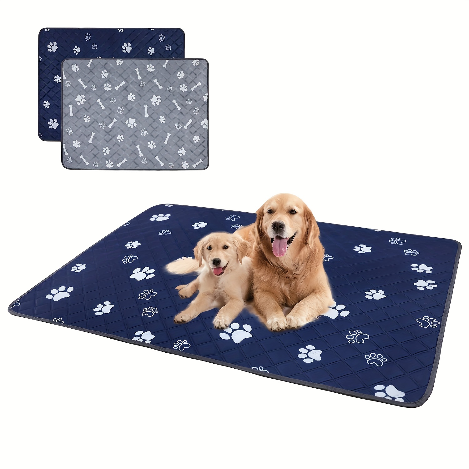 Reusable Non-slip Pet Mat For Dogs And Cats - Absorbent Washable Dog Pee Pad  For Training And Housebreaking - Saves Money And Reduces Waste . - Temu