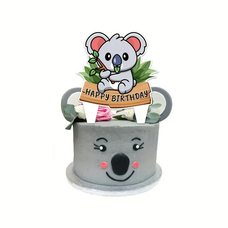 Koala Birthday Party Decorations Supplies With Koala - Temu