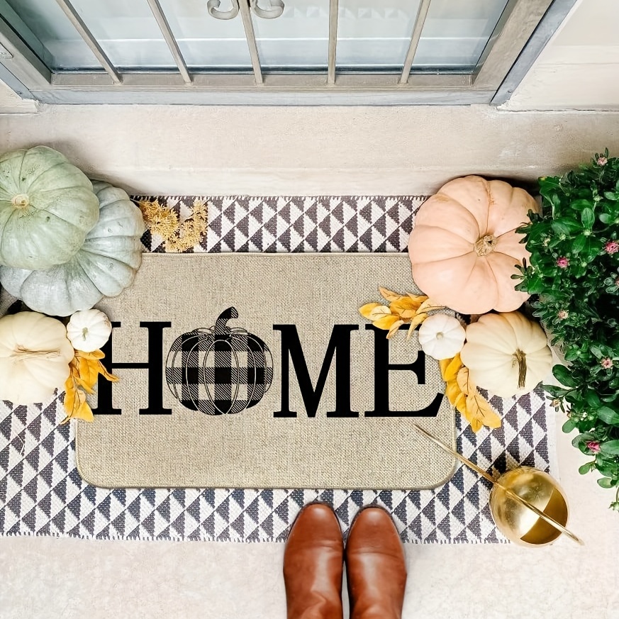 Sunflower Home Sweet Home Welcome Door Mats Low-Profile Front Door