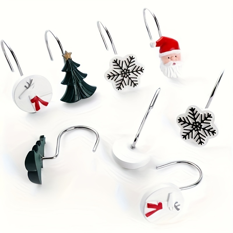 Christmas Bathroom Hook Resin Santa Claus Christmas Tree - Temu