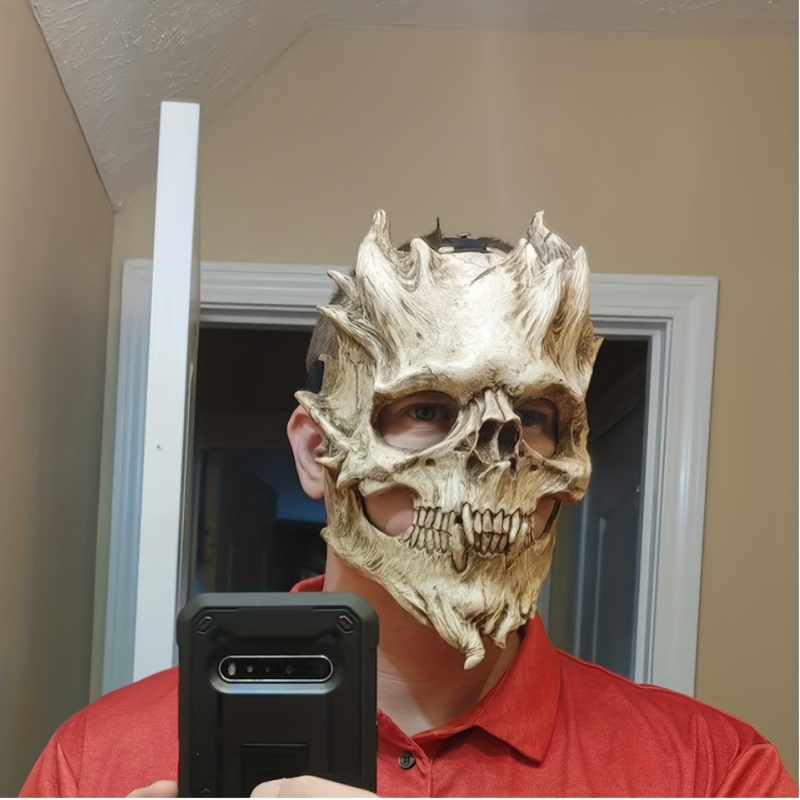 Costumi di Halloween Halloween Maschera spaventosa, nudo cervello cranio  maschera in lattice maschera di Halloween, l'ultima maschera biochimica  scheletro maschera teschio spaventoso, raccapricciante - Snng