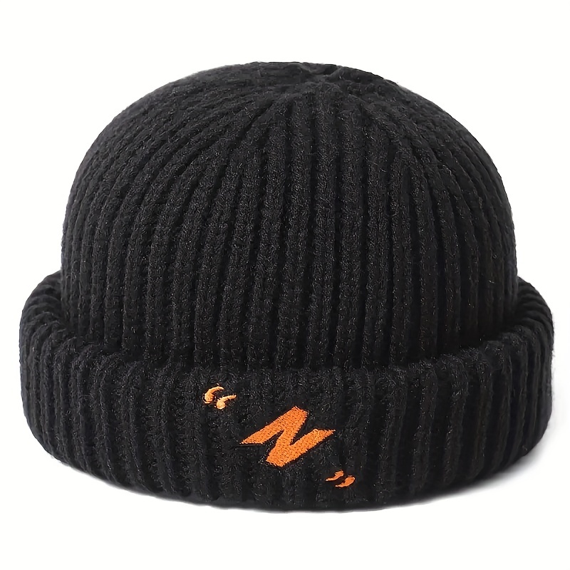 Kids Simple Style Knit Fashion Hats For Boys And Girls - Temu Austria