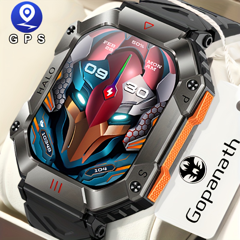 Chibear Gt4pro Reloj Inteligente Hombres Gps Reloj - Temu Spain