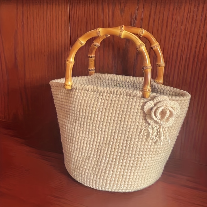 Handbag Bamboo Simulated Handle, U Shaped Handle