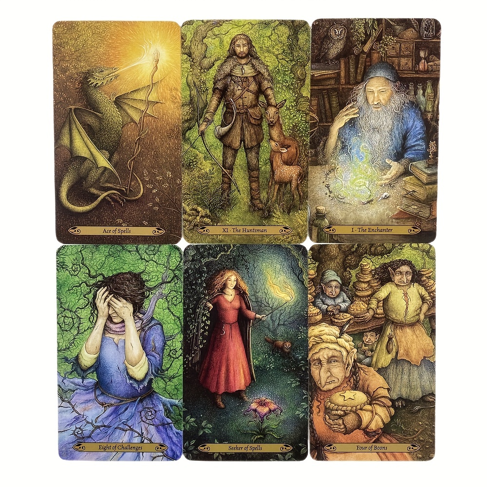 The Forest Of Enchantment Tarot Cards Deck Oracle Playing Board Game Party  English Version Fun Gift Fortune Telling Divination