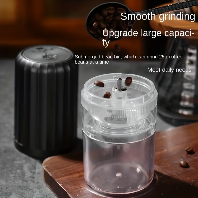 Coffee Grinder Type-c Usb Charging Professional Ceramic Grinding Core Coffee  Bean Grinder New Upgraded Portable Electric Coffee Grinder Coffee  Accessories Black White - Temu