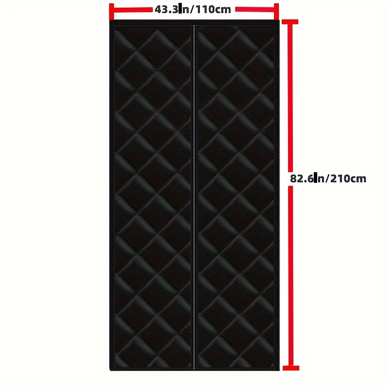 1pc Thermal Insulated Door Curtain, Thickened Blanket For Door, Insulation  Cold Protection Door Screen, Home Decor - Home & Kitchen - Temu