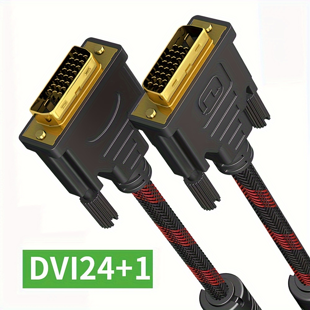 BENFEI Câble DVI vers DVI, câble plaqué Or 0,9 mètre DVI-D 24 + 1