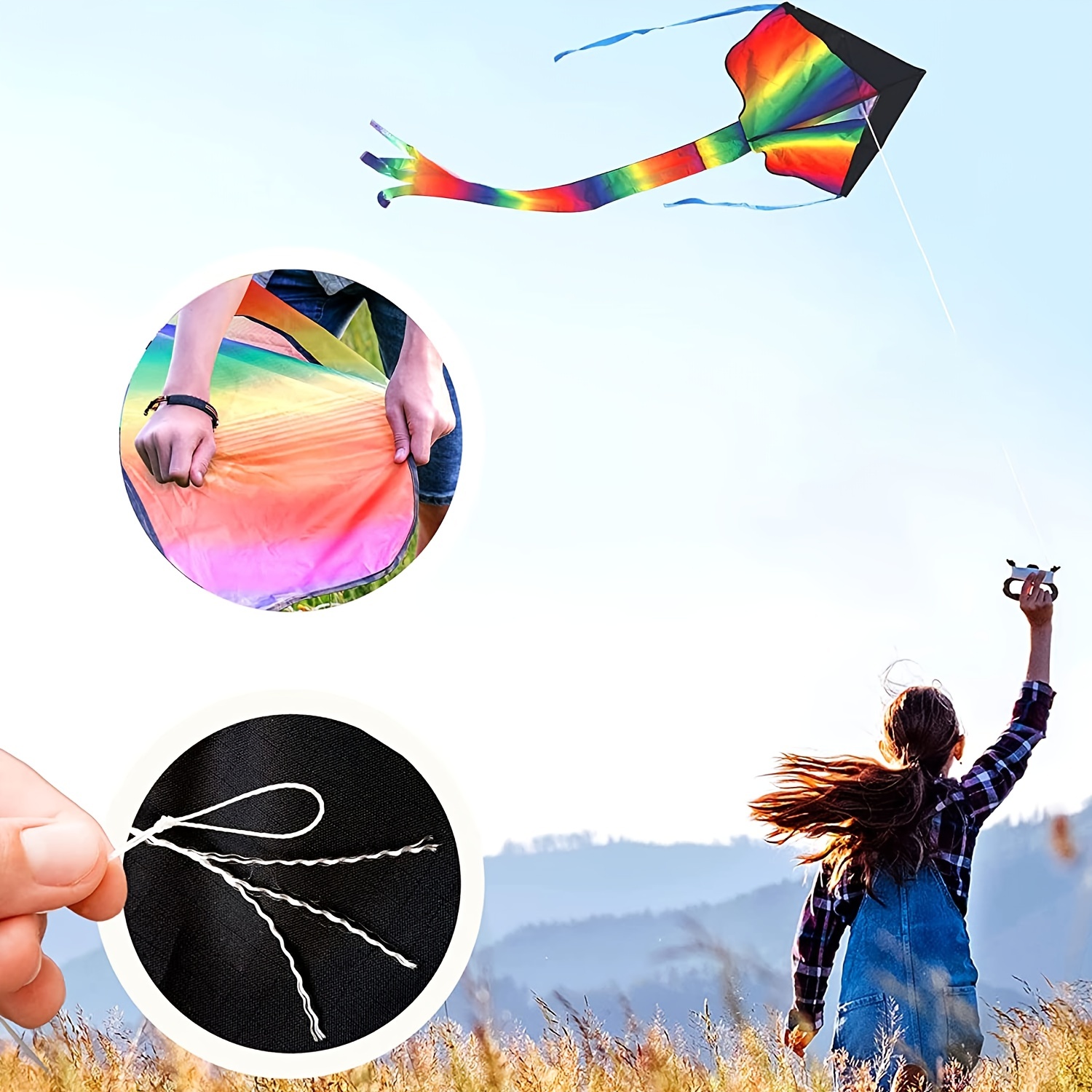 Kites For Kids Easy To Fly Kids Kites Outdoor Games And - Temu
