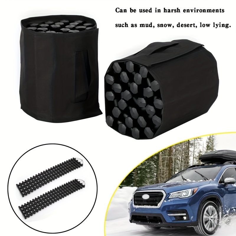 Car Emergency Traction Mats Portable Car Tire Grip Recovery - Temu