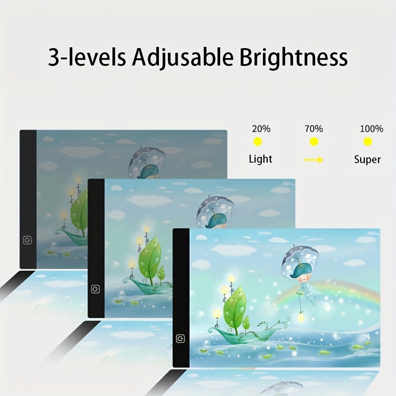 Super Bright Without Dots Portable Three Level Dimming - Temu