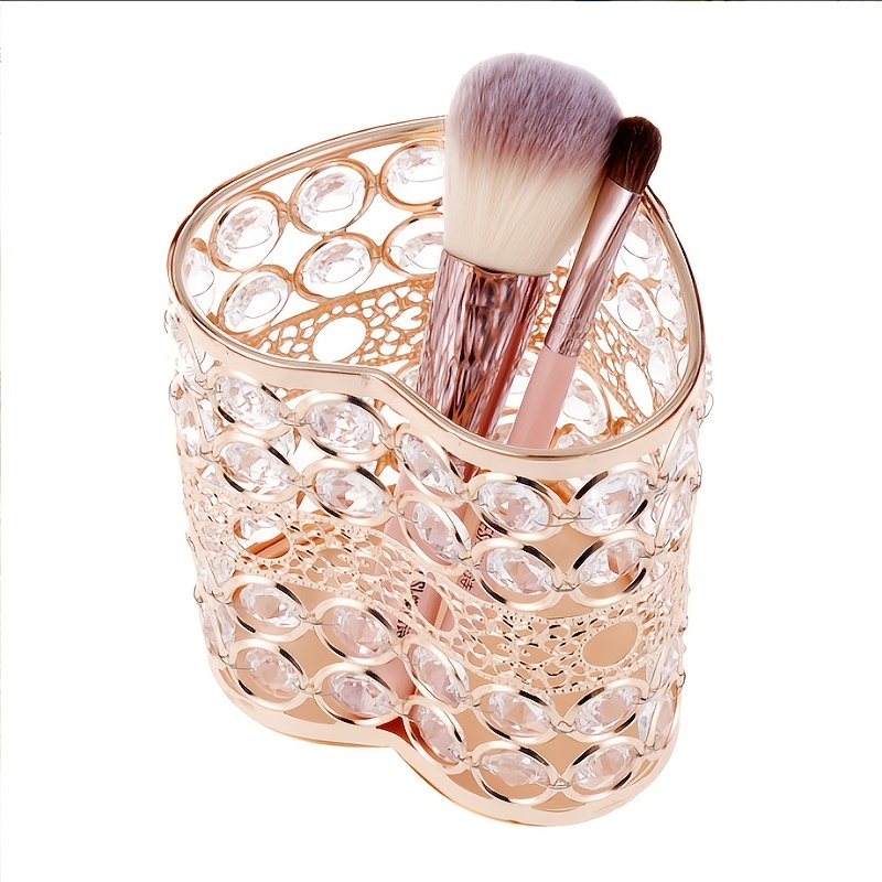 Acrylic Makeup Brush Holder and Organizer - Display Case for Cosmetics,  Jewelry, and Hair Accessories - Eyebrow Pencil, Lip Gloss, and Finishing  Box 