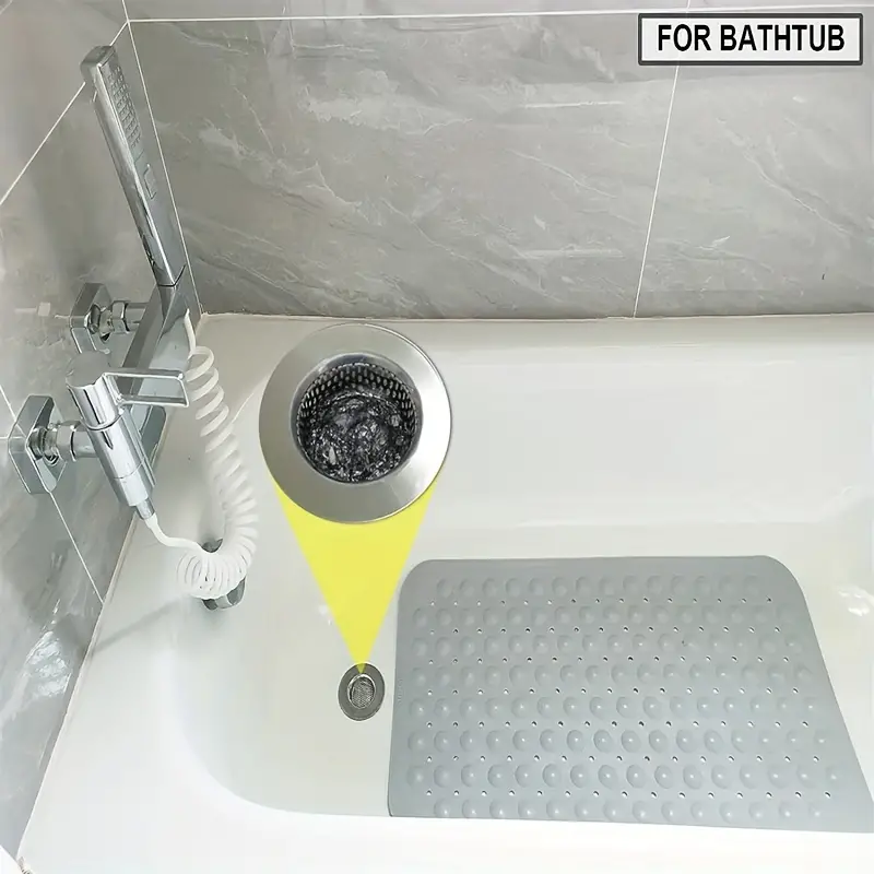 High flow bathtub drain strainer hair catcher by jedisct1