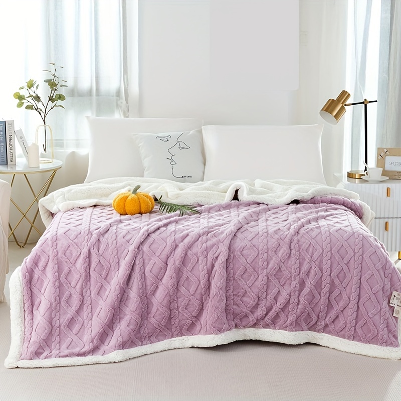 Luxury White Designer Inspired Blanket