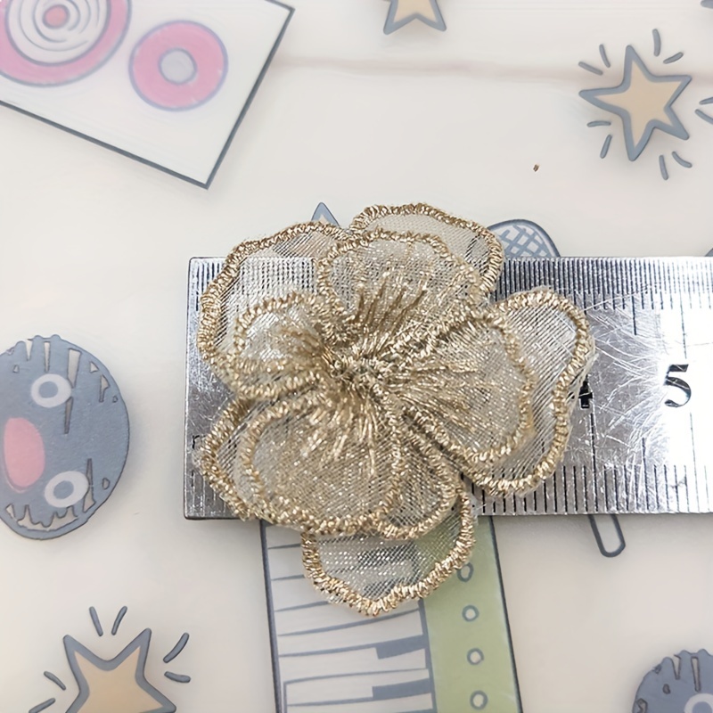 Embroidered Lace Flower Patches Diy Appliques Clothing - Temu