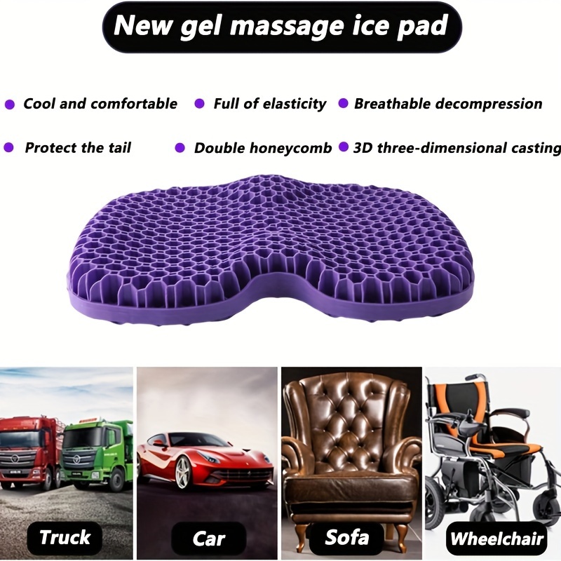 Silicone Seat Cushion Massage Soft Pain Relief Pad Wheelchair