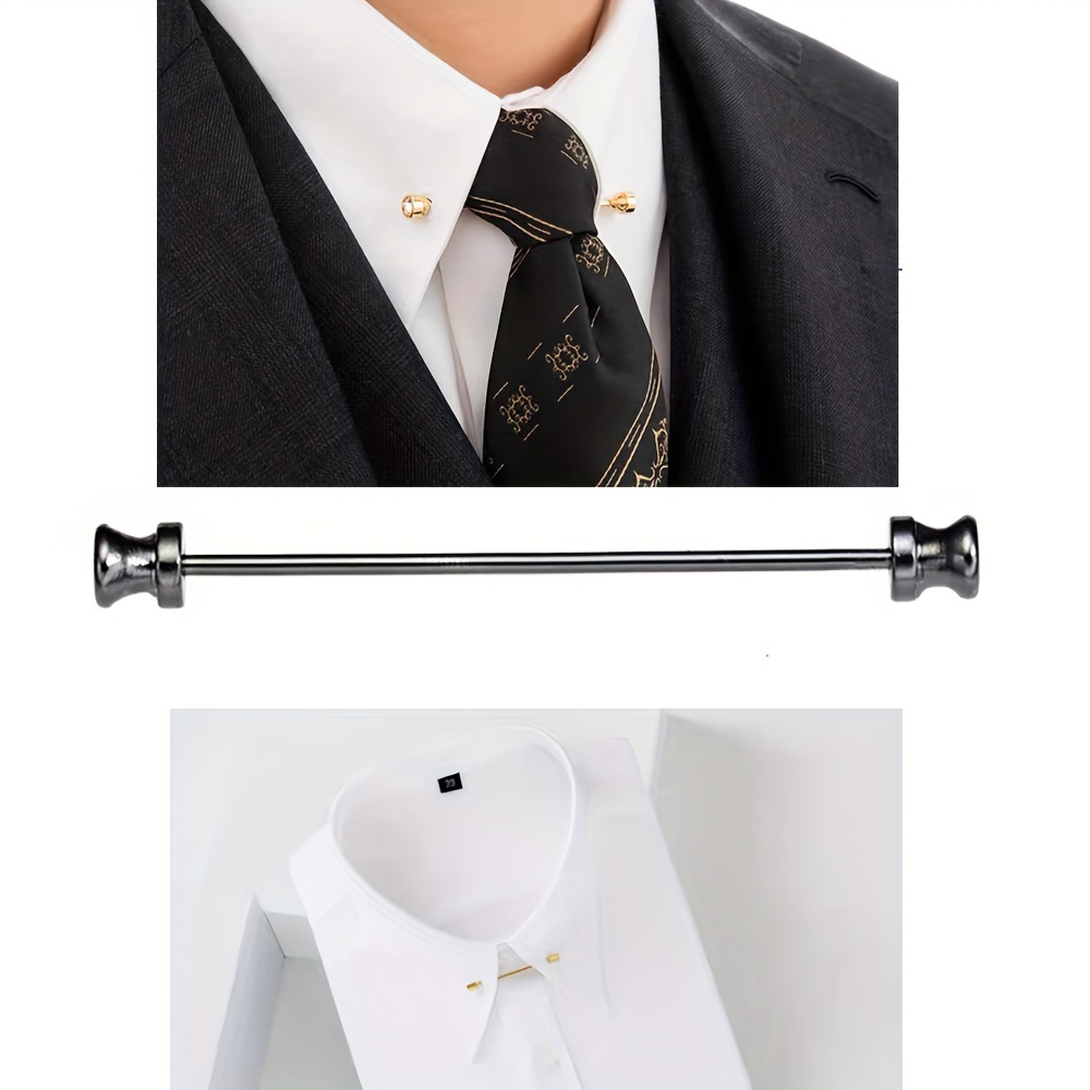 1/2pcs Collar Pin, Men's Shirt Collar Pin, Business Accessories