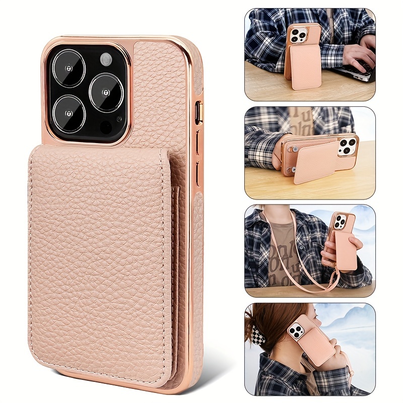 Crossbody Leather Phone Case For Iphone 14 13 Pro Max 14pro 14plus