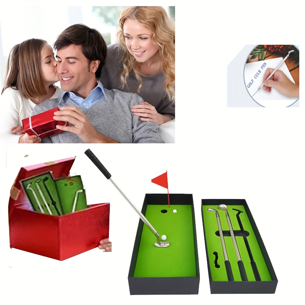 Golf Pen Gifts For Men Women Adults Unique Christmas Stocking Stuffers, Dad  Boss Coworkers Him Boyfriend Golfers Funny Birthday Gifts, Mini Desktop Ga