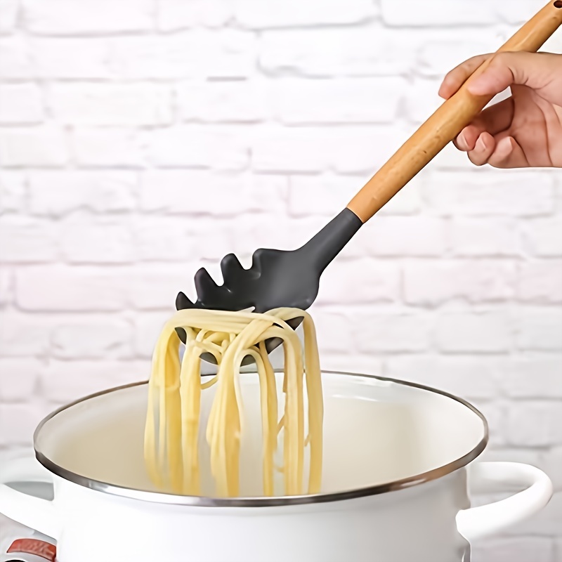 Kitchenware Pasta Spoon Spaghetti Pasta Spatula Shovel Silicone