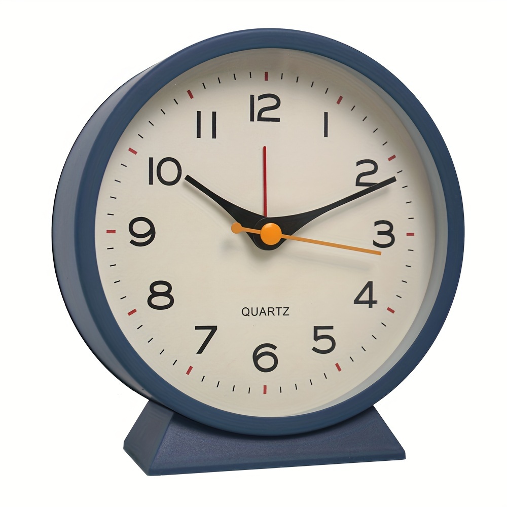 Analog Desk Alarm Clock with Auto Backlight