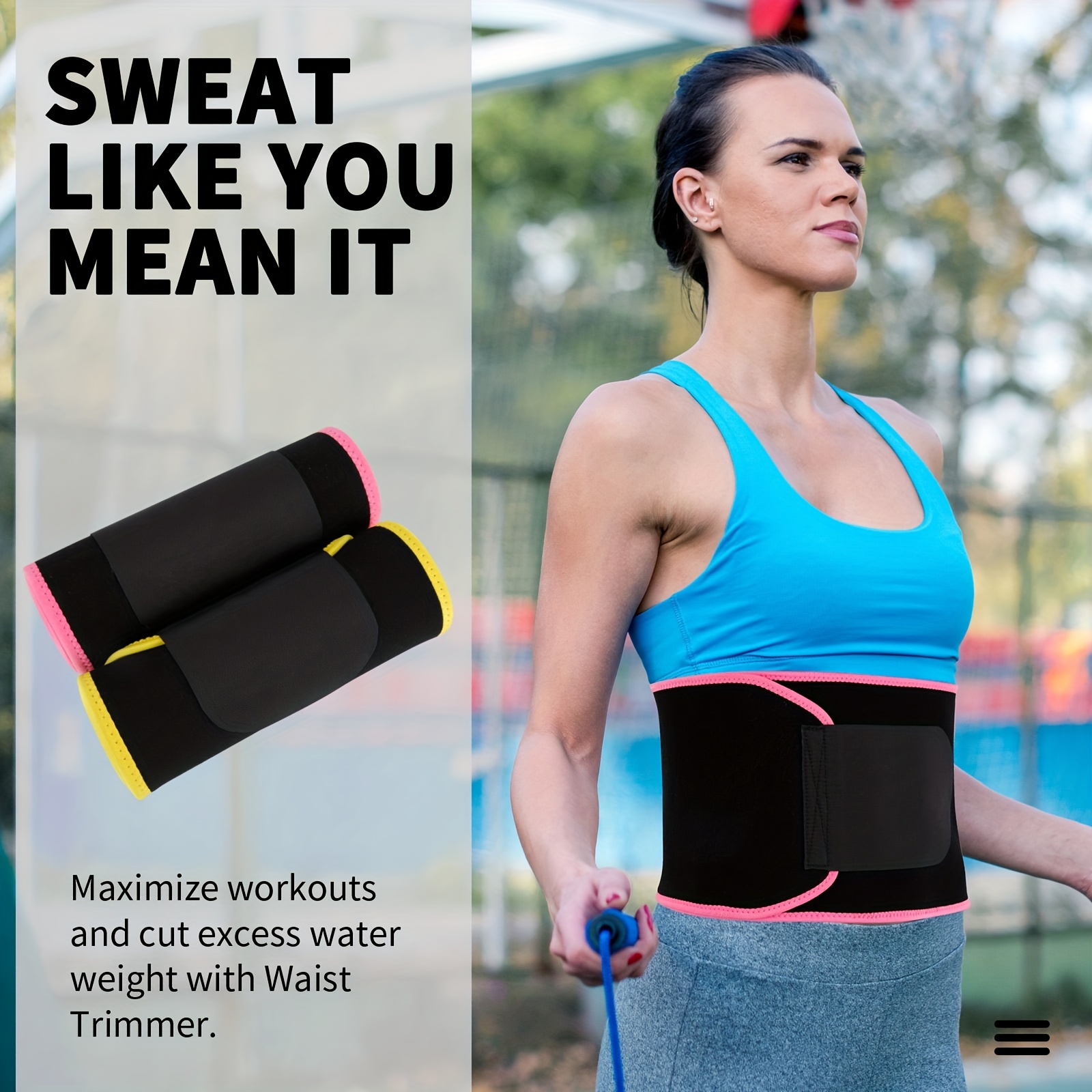 Sport Sweat Waist Trimmer Women Men Assorted Colors - Temu New Zealand