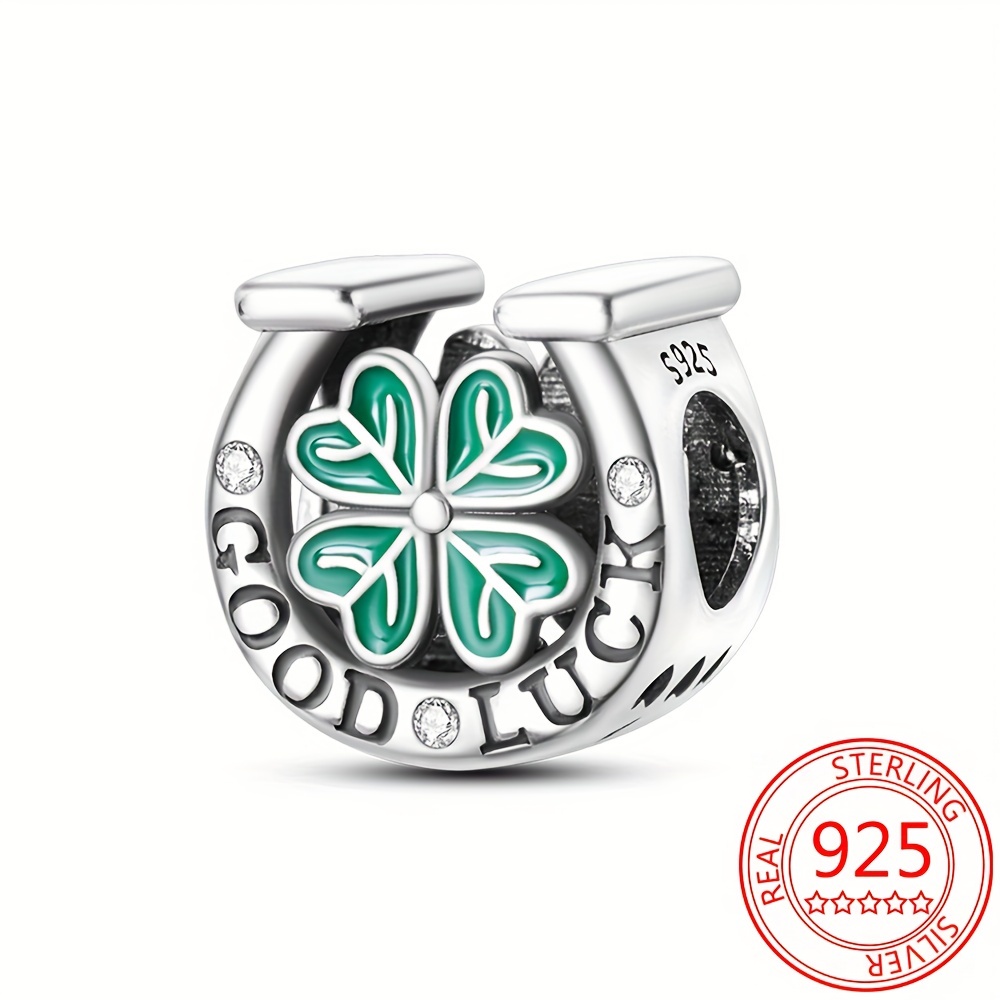 St. Patrick's Day Bracelet Four Leaf Clover Shape Pendant Hand Jewelry  Decor For Women - Temu