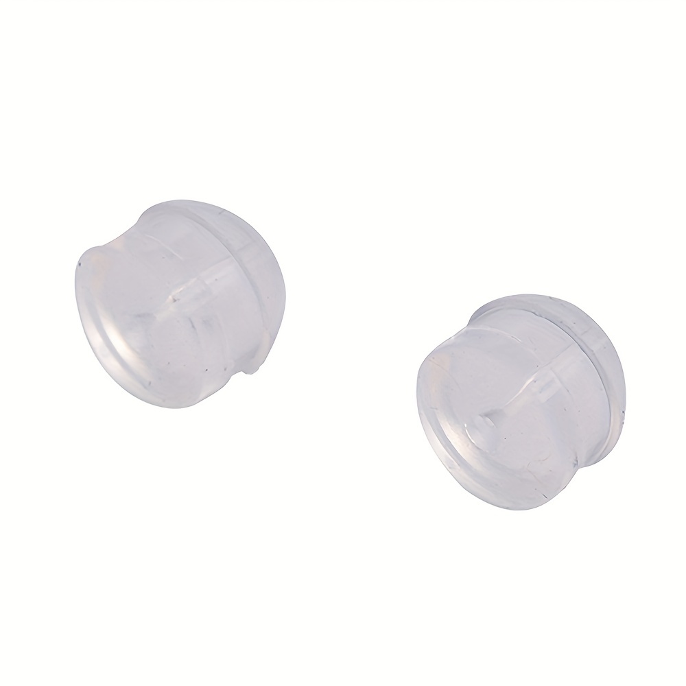 Earrings Rubber Earring Back Silicone Round Ear Plug Blocked Caps