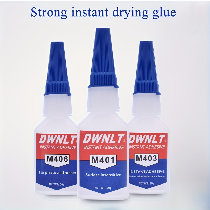 Glue Ca Plastic Glue Crazy Glue Transparent Instant Strong - Temu