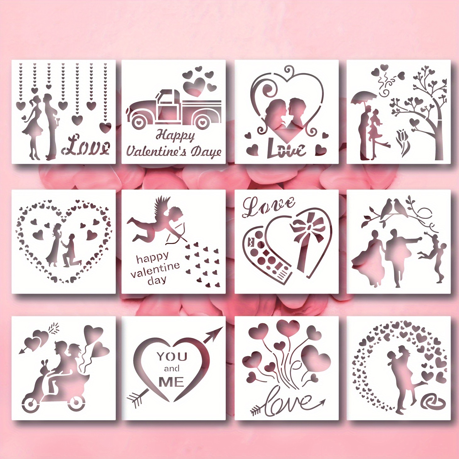 Valentine Stencils - Temu