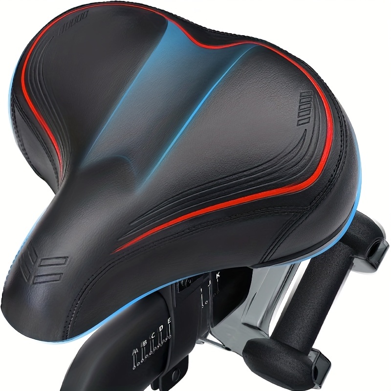 1pc Gel-Padded Unisex Bike Seat Cover - Extra Soft Exercise Bicycle Seat  Cushion