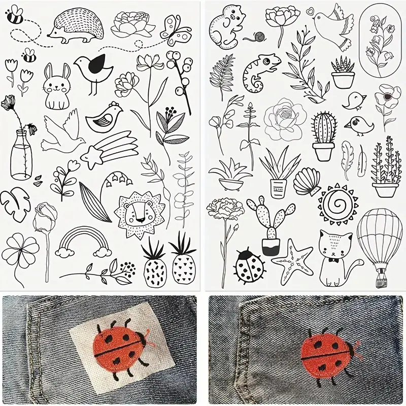 Water Soluble Embroidery Patterns Embroidery - Temu